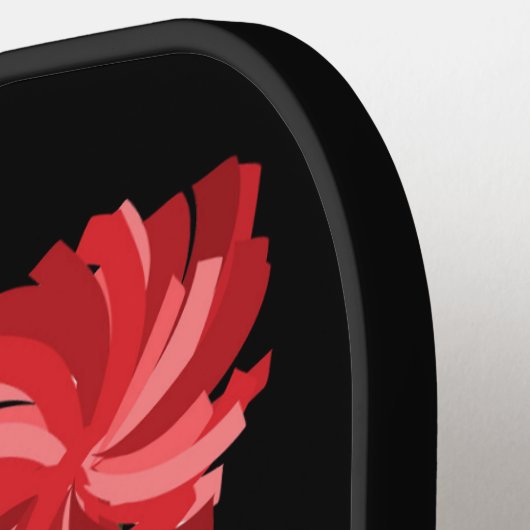 Standard Pickleball Paddle, zwart, grappig Pickleball Paddle (Links Detail)