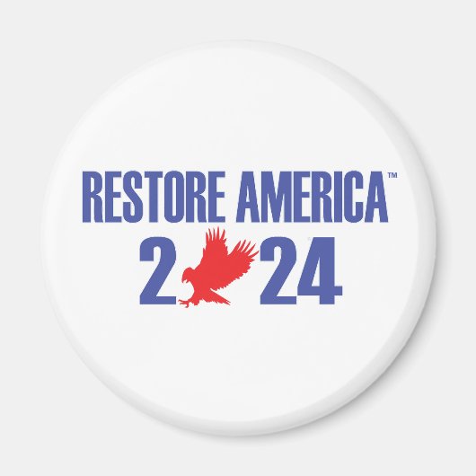 Standard Restore America Circle Magnet (Devant)