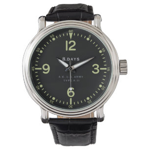 Standard Retro US Army Vliegtuig Clock Horloge
