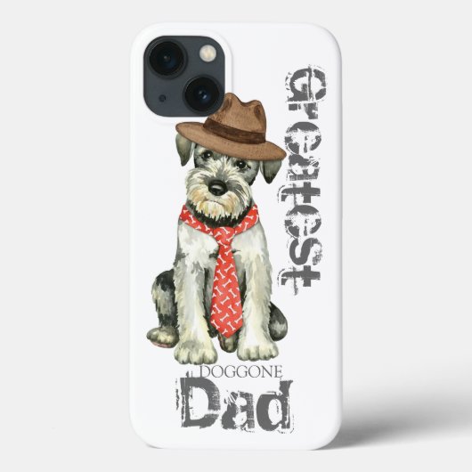 Standard Schnauzer Dad Case-Mate iPhone Case (Achterkant)