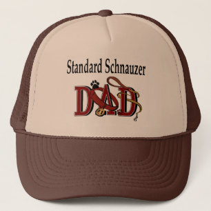 Standard Schnauzer Dad Gifts Trucker Pet