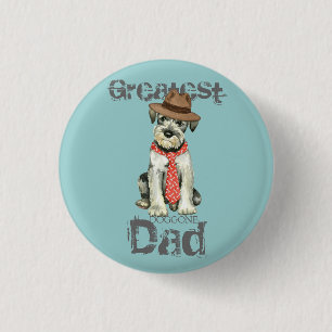 Standard Schnauzer Dad Ronde Button 3,2 Cm
