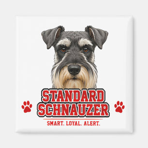 🐾 Standard Schnauzer Liefhebber Trots 🐾 Magneet