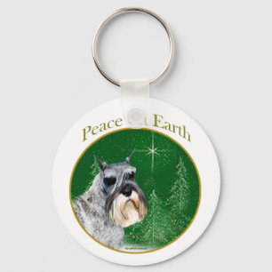 Standard Schnauzer Peace Sleutelhanger