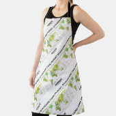 Standard Time Purist Inside Time Zones Wereldkaart Schort (Insitu)