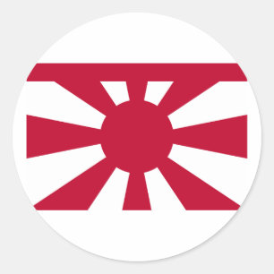 Standard Vice Admiraal Imperial Japanse marine, Ja Ronde Sticker