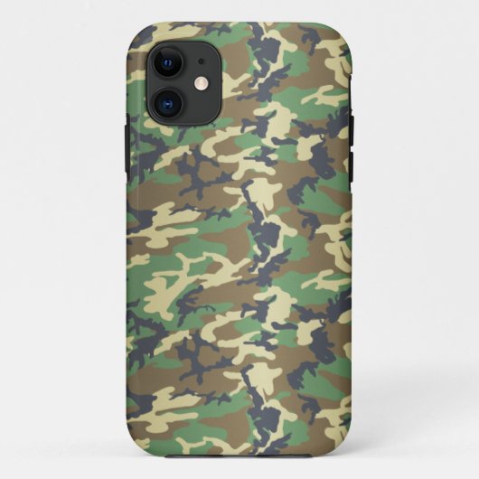 Standard Woodland Camo Case-Mate iPhone Case (Achterkant)