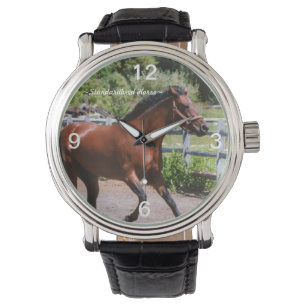 Standardbred paard galopperen Horloge