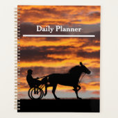 Standardbred Trotting Racehorse Dagelijkse Planner (Voorkant)