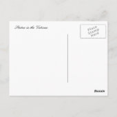 Standbeeld in het Vaticaan Briefkaart (Achterkant)