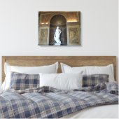 Standbeeld in Versailles Canvas Afdruk (Insitu (Slaapkamer))