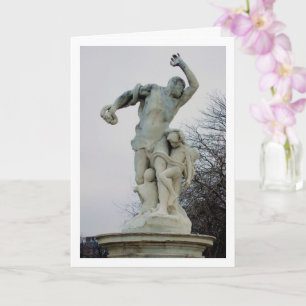 Standbeeld op de Avenue des Champs-Élysées, Parijs Kaart