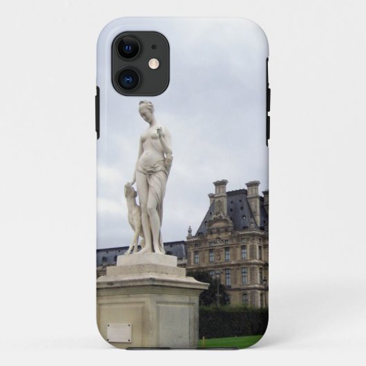 standbeeld op de Louvre-gronden Case-Mate iPhone Case (Achterkant)