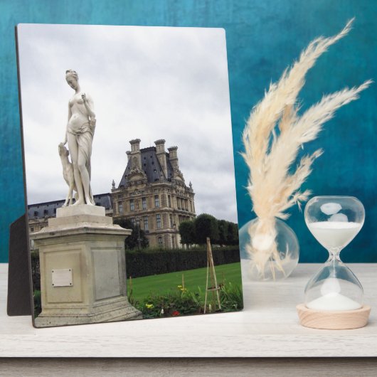 standbeeld op de Louvre-gronden Fotoplaat (Zijkant)