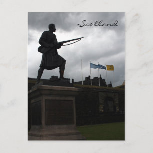 standbeeld stirling castle briefkaart