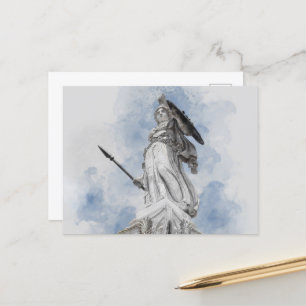 Standbeeld van Athena Briefkaart – Mythologie