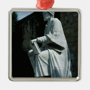 standbeeld van Averroës Metalen Ornament