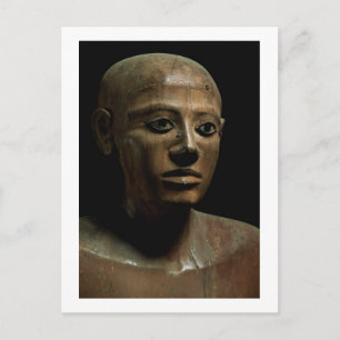 Standbeeld van Chancellor Nakhti, from Asyut, earl Briefkaart