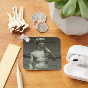 Standbeeld van David door Michelangelo Sleutelhanger