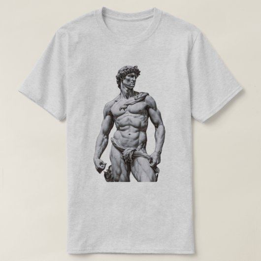 Standbeeld van David T-shirt (Design voorkant)