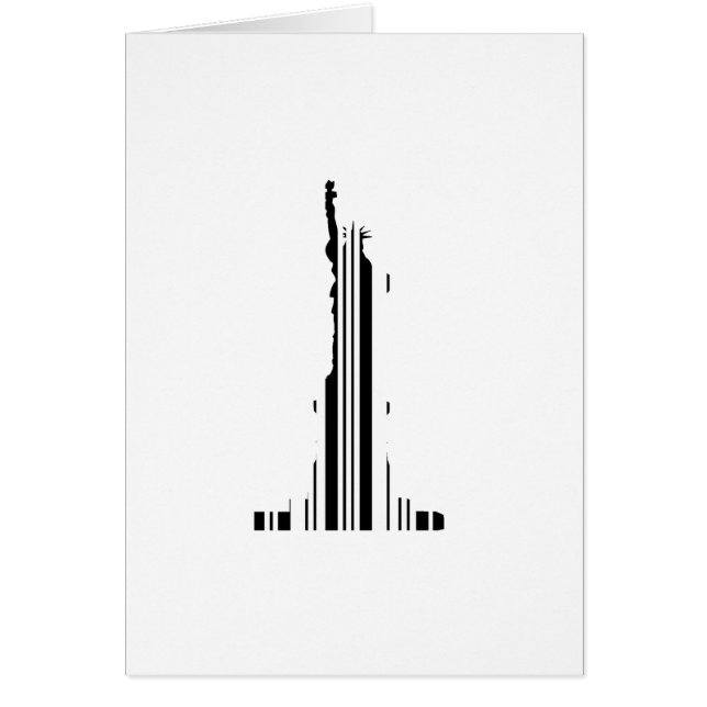 STANDBEELD VAN DE VRIJHEID BAR CODE New York Barco (Voorkant)