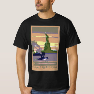 Standbeeld van de Vrijheid in New York City, Vinta T-shirt