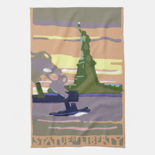 Standbeeld van de Vrijheid in New York City, Vinta Theedoek