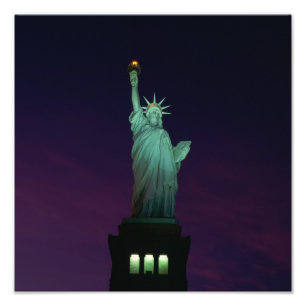 Standbeeld van de Vrijheid, New York, USA 7 Foto Afdruk