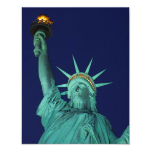 Standbeeld van de Vrijheid, New York, VS 8 Foto Afdruk