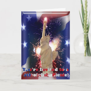 Standbeeld van de Vrijheid, Vuurwerk & Amerikaanse