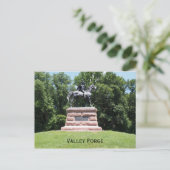 Standbeeld van generaal Anthony Wayne Briefkaart (Staand voorkant)