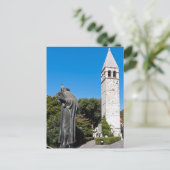 Standbeeld van Gregory van Nin in Split - Dalmatië Briefkaart (Staand voorkant)