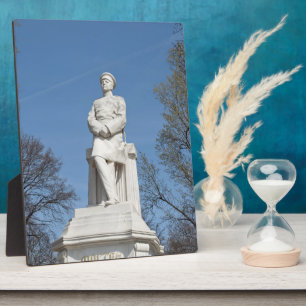 Standbeeld van Helmuth von Moltke in Berlijn Fotoplaat