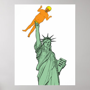 Standbeeld van het Liber-FDT Poster