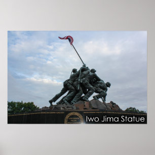 standbeeld van het Poster Iwo Jima
