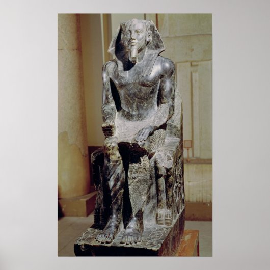 standbeeld van Khafre Poster (Voorkant)