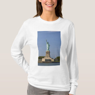 Standbeeld van Liberty op Liberty Island in New T-shirt