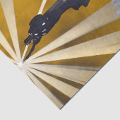 Standbeeld van Liberty Torch & US Navy Tweede Were Tissuepapier (Detail)