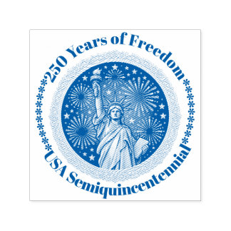 Standbeeld van Liberty USA Semiquincentennial 250 Zelfinktende Stempel