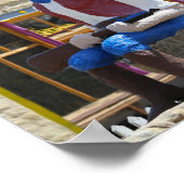 Standbeeld van Lucien Maxwell, Cimarron, New Mexic Poster (Hoek)