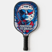 Standbeeld van Smash - New York Pickleball Design Pickleball Paddle (Achterkant)