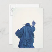Standbeeld van Vrijheid, New York, de V.S. rf) Briefkaart (Voorkant / Achterkant)
