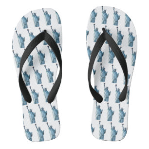 Standbeeld van vrijheid teenslippers