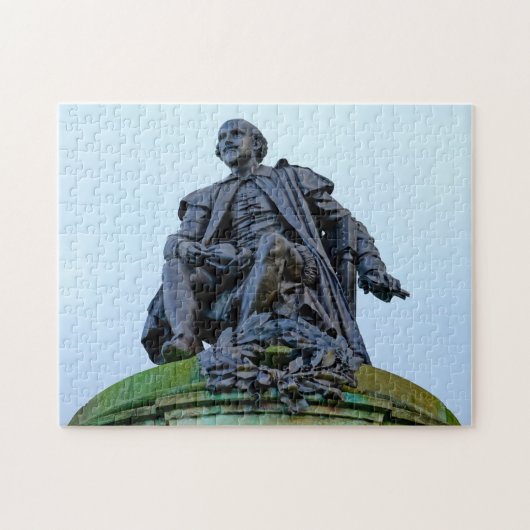 Standbeeld van William Shakespeare Legpuzzel (Horizontaal)