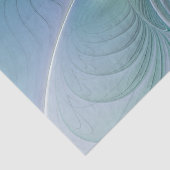 Standing Ovations, Abstract Blue Turquoise Fractal Tissuepapier (Detail)