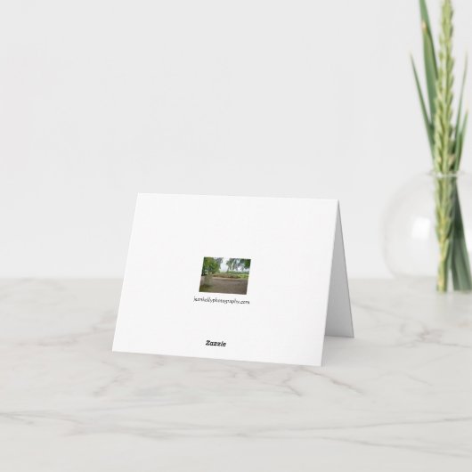 Standing Stone bij Clava Cairns, Schotland Kaart (Achterkant)