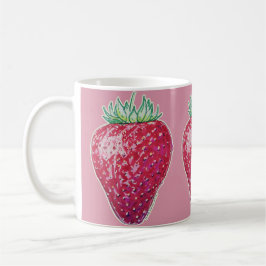 Standing Strawberry Koffiemok
