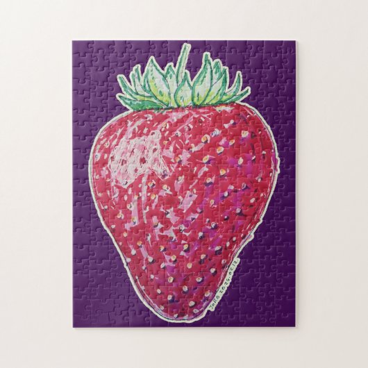 Standing Strawberry Legpuzzel (Verticaal)