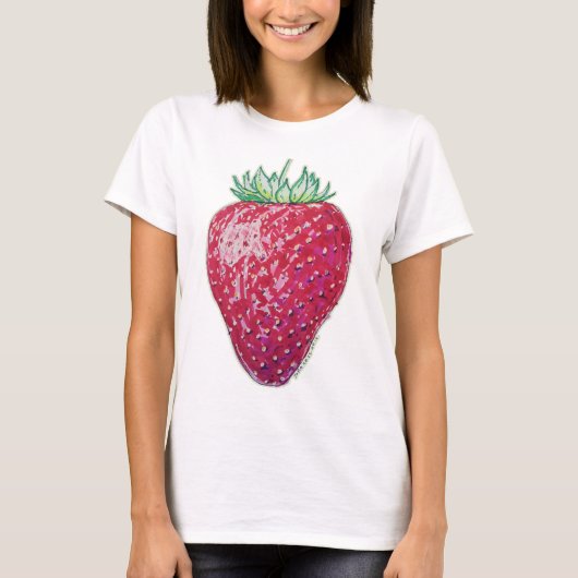 Standing Strawberry T-shirt (Voorkant)