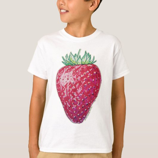Standing Strawberry T-shirt (Voorkant)